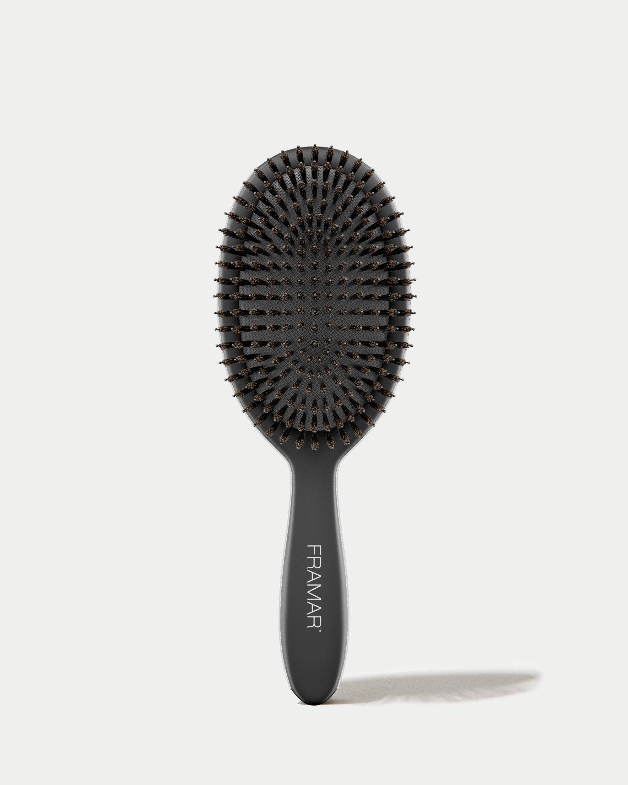 Framar Hair Brushes & Hair Accessories - Wholesale Hair Brush/Comb - FRAMAR Boar Bristle Hair Brush, Boar Brush For Hair - Black1