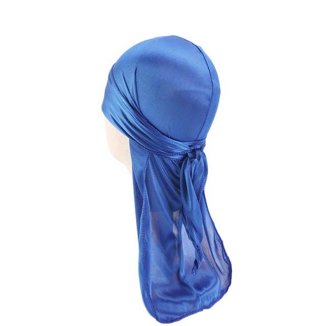 Taelor Boutique - Wholesale Hair Towel/Wrap - Blue Kids Silky Durag