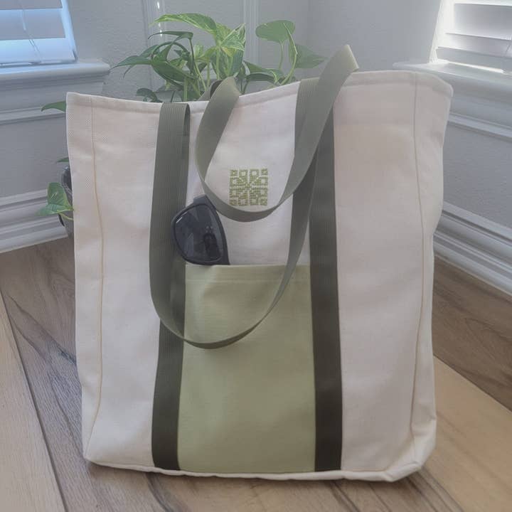 Darzah - Wholesale Tote Bag - Women's - Liyana Market Tote - Green5
