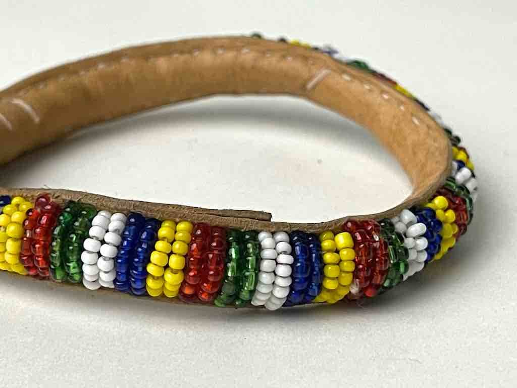 The Niger Bend - Vente Bracelet de perles - Bracelets contemporains en cuir perlé Yoruba11