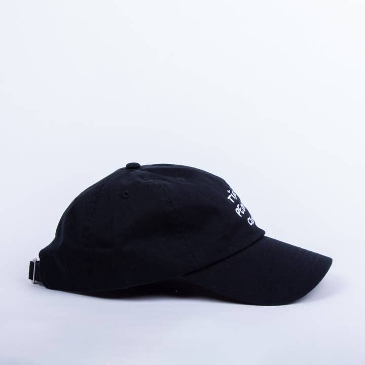 Frau Hansen - Vendita all'ingrosso Cappellino da baseball - Unisex - Cappello Tired People Club Nero/Bianco (VE 4 pezzi)1
