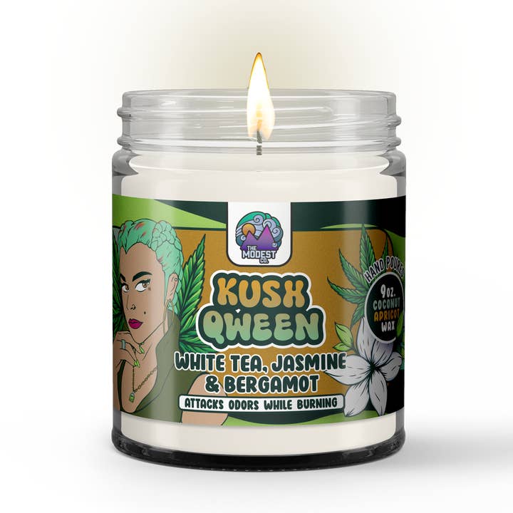 Kush Qween- Luktborttagande ljus för wholesale av Modest&Co