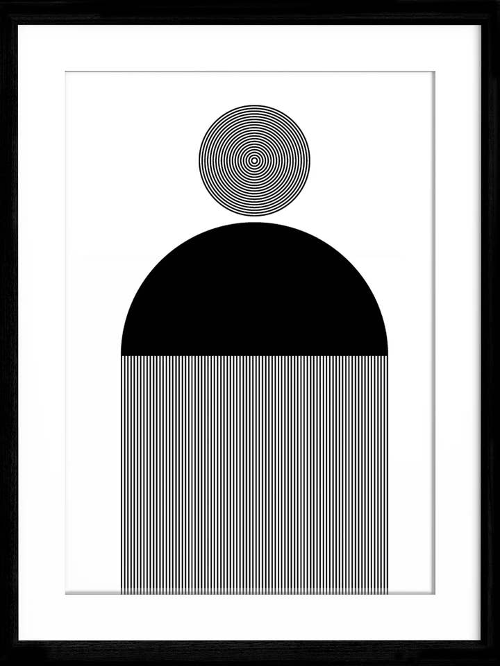 Abstract - Black and White for wholesale by Oh So Connie