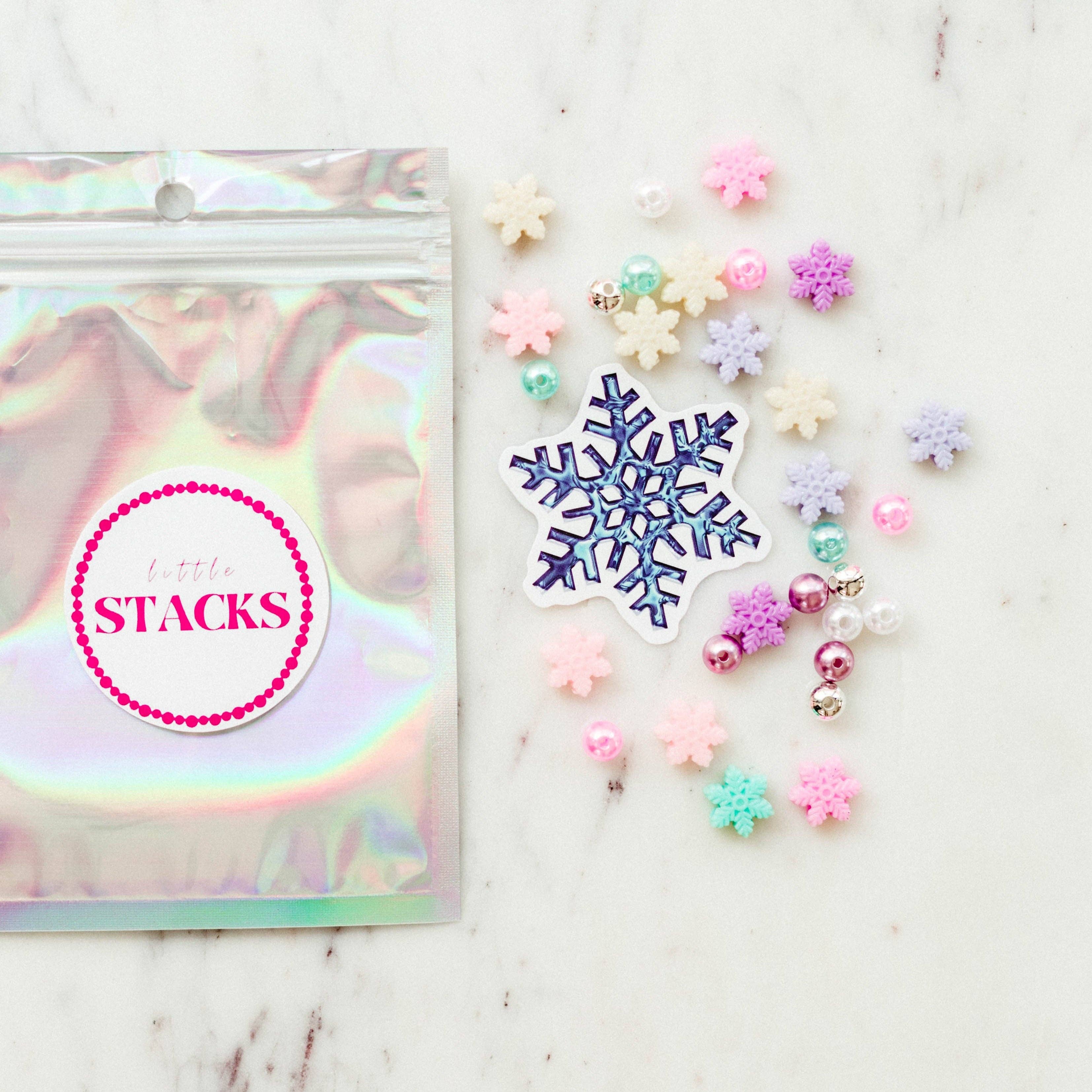 Little Stacks - Wholesale DIY Jewelry - Kids - The Snowflake Winter STACK5
