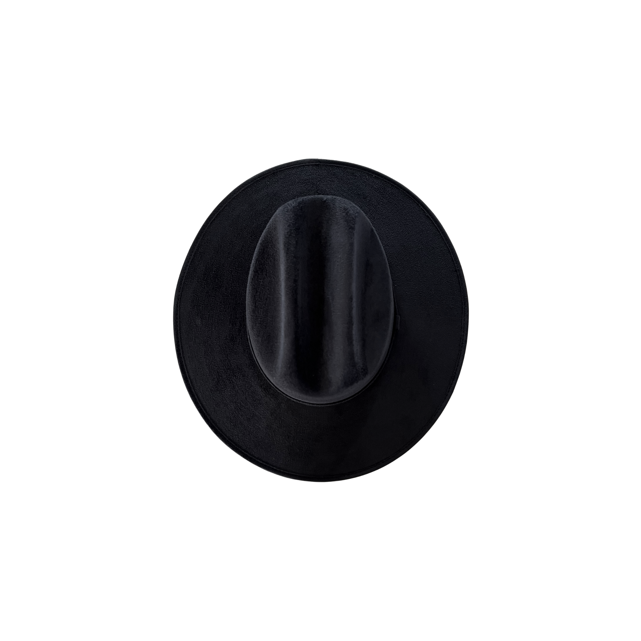 Wholesale Unisex Cowboy Cattleman Crown Flat Brim Hat for your store - Faire