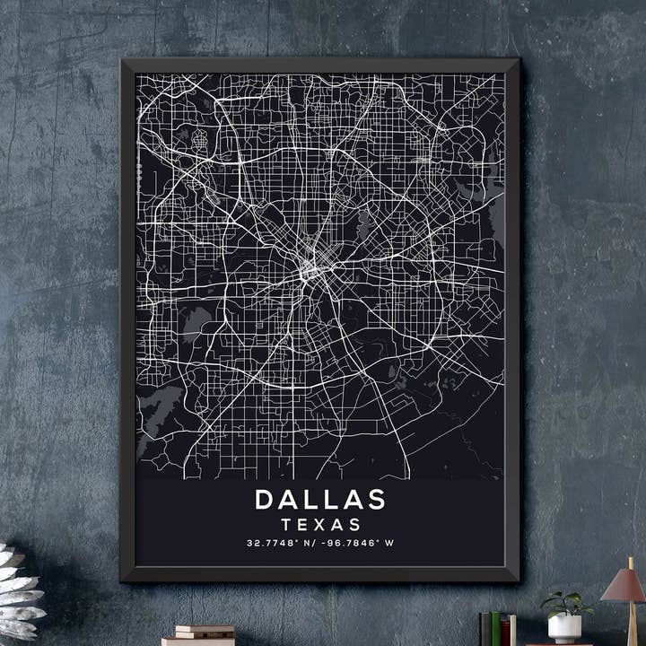 Dallas, Texas Vis kort for engroshandel hos Artable