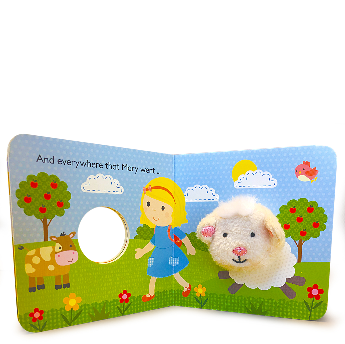 Cottage Door Press - Wholesale Baby & Toddler Book (0-2) - Mary Had a Little Lamb Nursery Rhyme Finger Puppet Book1