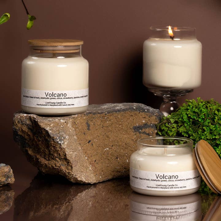 *Classic Scents* - Apothecary Jar Candle for wholesale by LiveYoung Candle Company