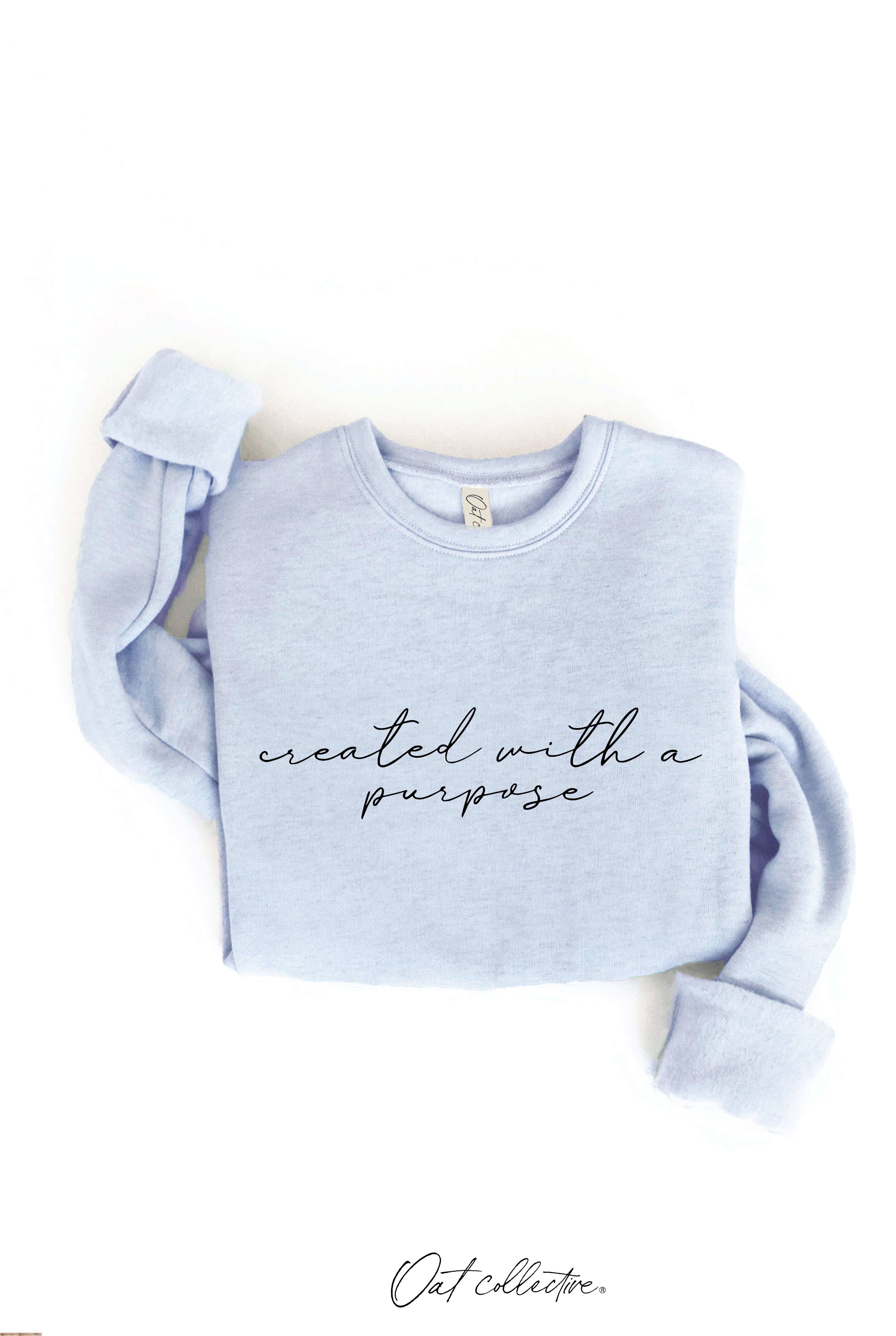 OAT COLLECTIVE - Wholesale Graphic Sweatshirt - Women's - CREATED WITH A PURPOSE Graphic Sweatshirt5