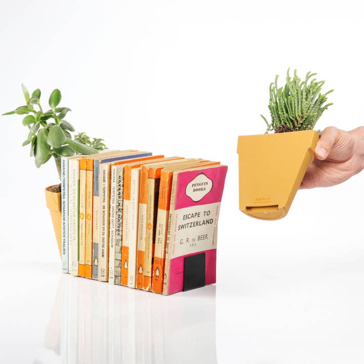 SUCK UK Ltd - USA - Wholesale Bookend - Plant Pot Bookends