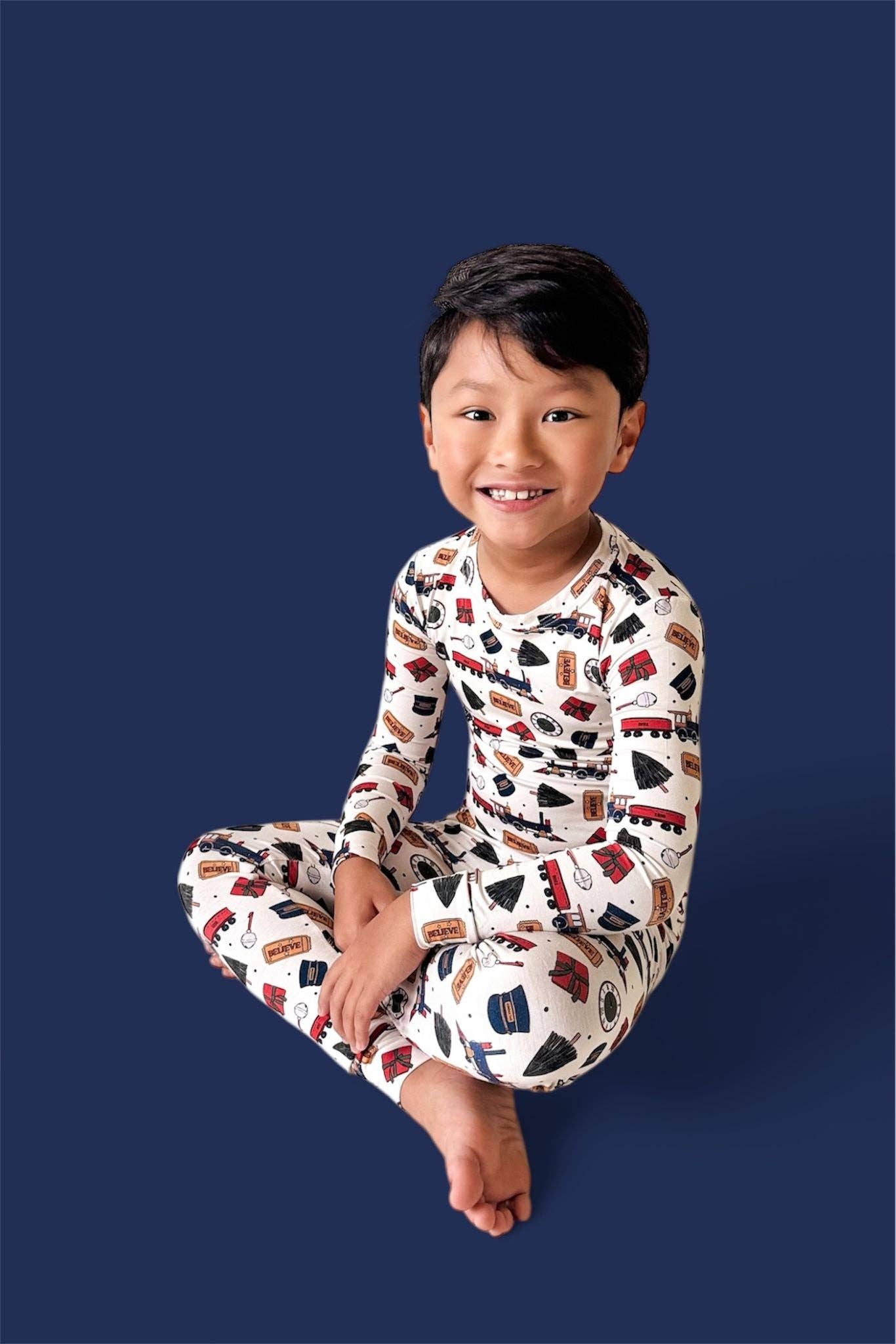 Dream Big Little Co. - Wholesale Sleepwear Set - Kids - POLAR MAGIC EXPRESS DREAM SET4