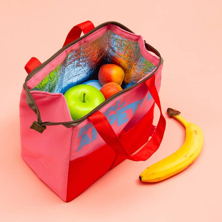 SAC ISOTHERME À DÉJEUNER BON APPÉTIT ROUGE HF pour la vente par Helio Ferretti