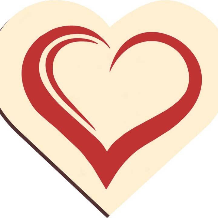 Chocolade Heart In Heart (270 stuks) voor wholesale door Bombasei Decor GmbH