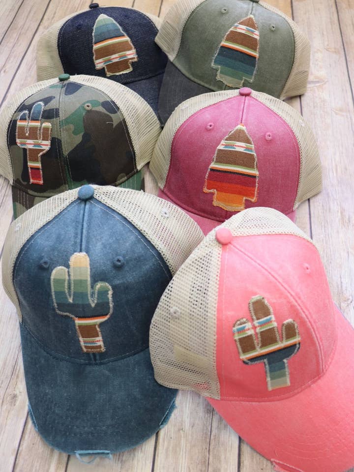 Sol Serape Trucker Hatte for engroshandel hos Sweet Texas Treasures