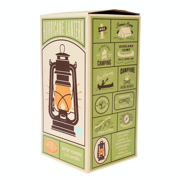 Rex London UK - Wholesale Lantern - Led Hurricane Lantern - Aqua