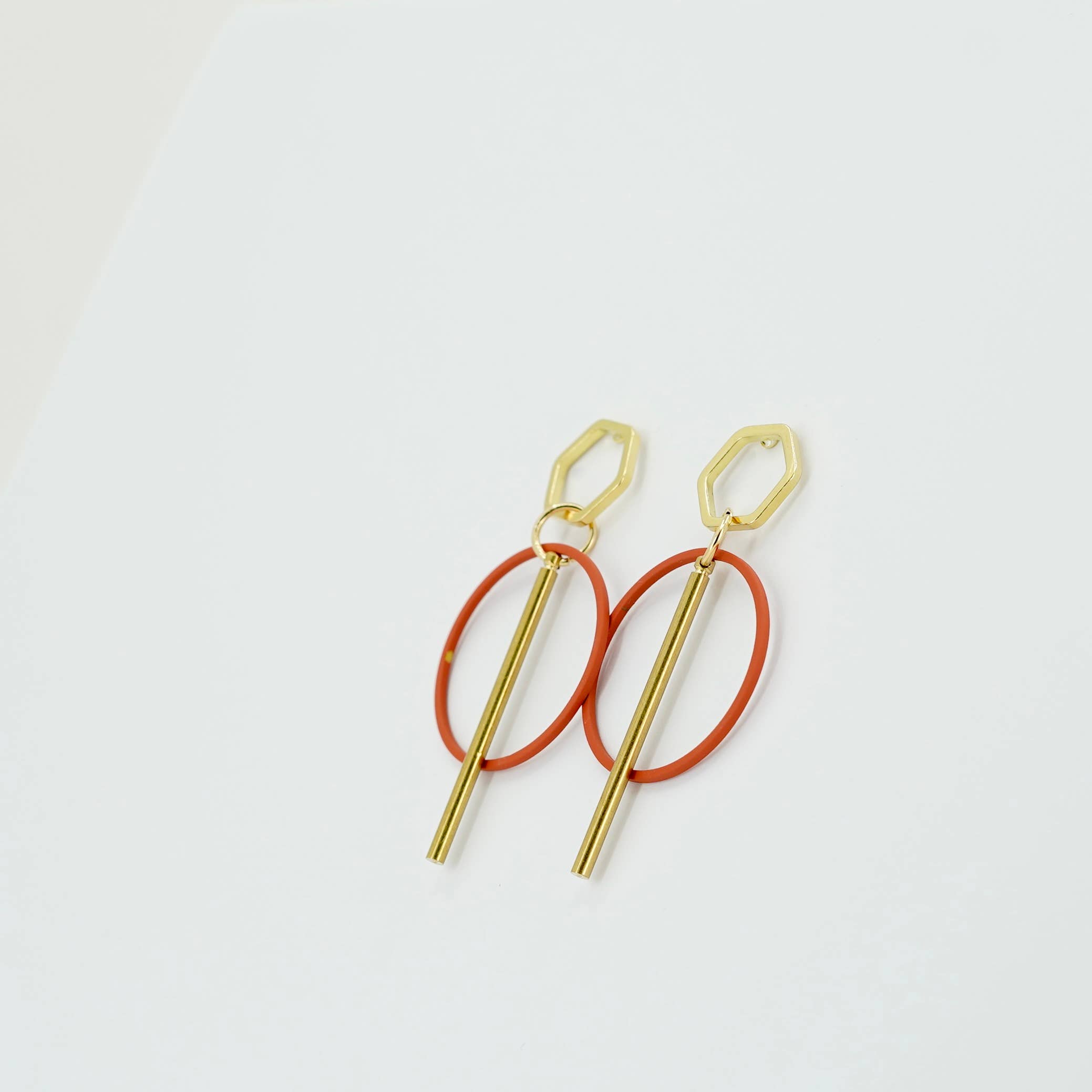 Copper Bee - Wholesale Dangle Earrings - Simple Lines Geometric Drop Earrings2