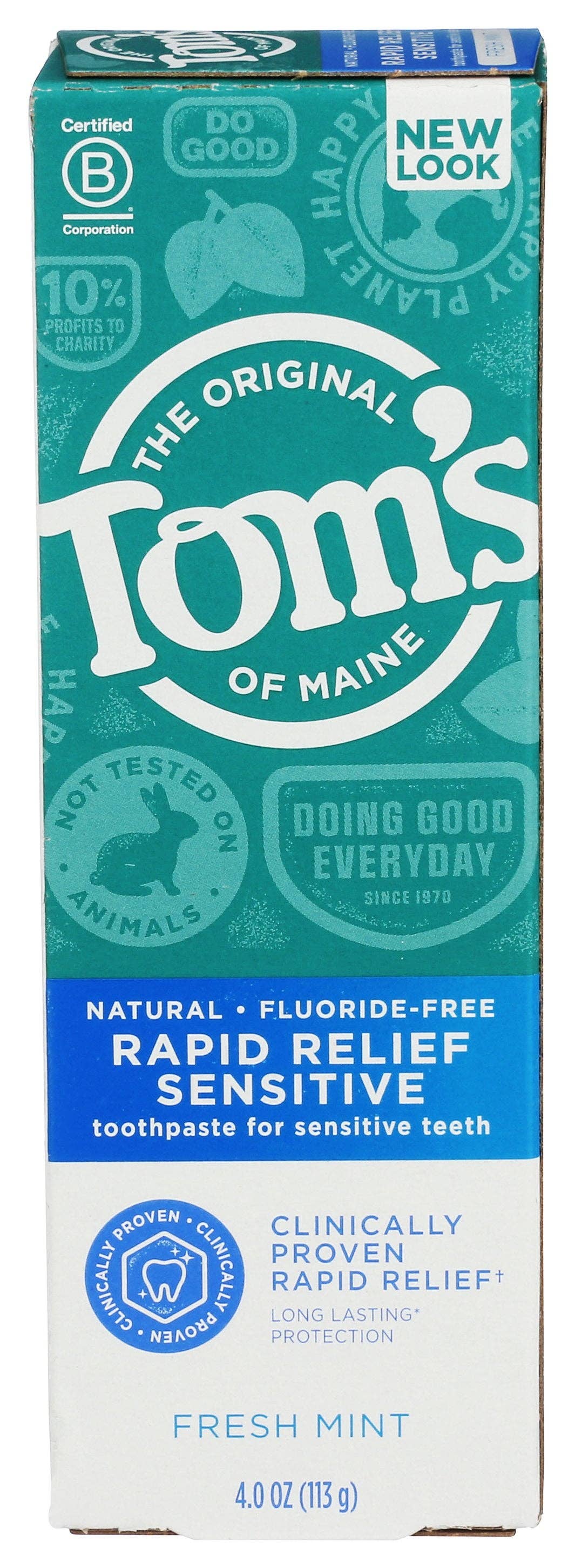 Everyday Supply Co - Wholesale Toothpaste - TOMS OF MAINE TOOTHPASTE SNSTVE RELIEF - Case of 3