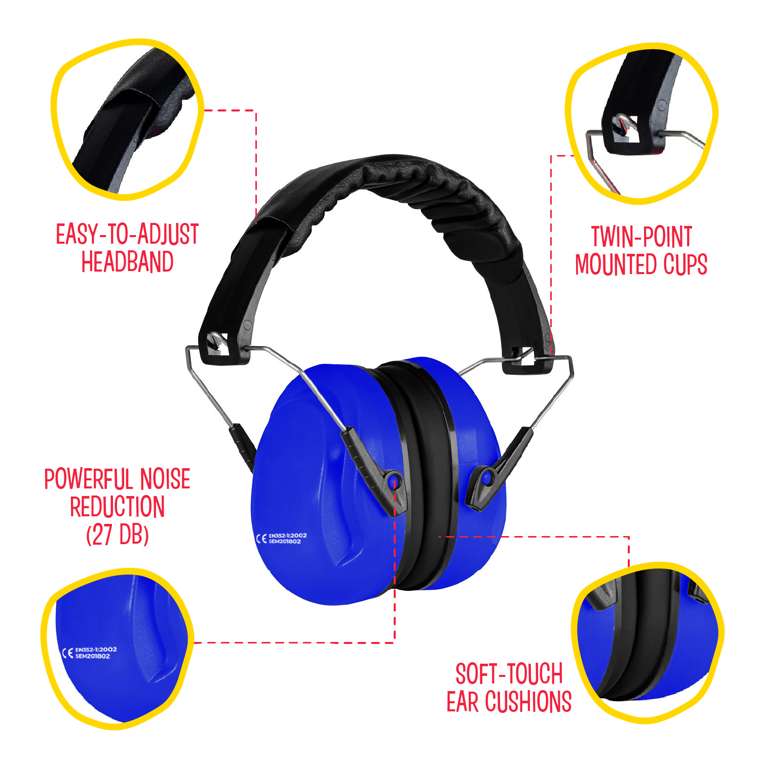 Everyday Educate - Wholesale Headphones - Everyday Earmuff - Calm Noise Cancelling Headphone for Kids8