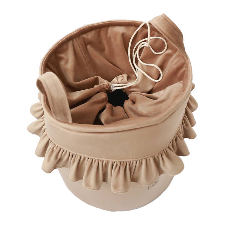 Babyly - Wholesale Toy storage box – Kids & baby - Velvet toys basket/ toys box with flounce - 5 colors9
