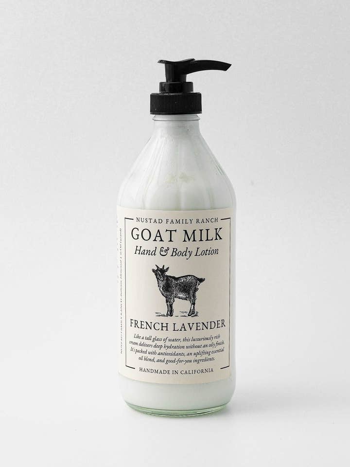 French Lavender | Goat Milk Hand & Body Lotion for wholesale by Nustad Family Ranch