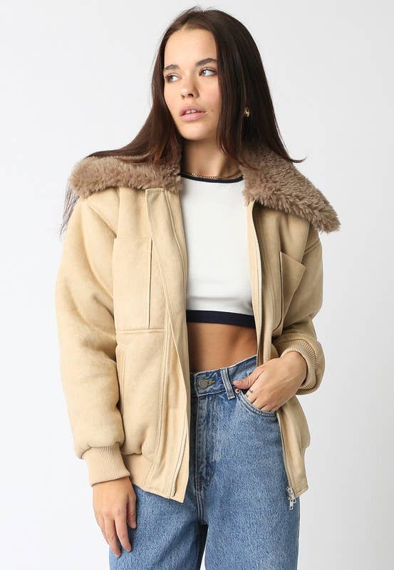 Taupe Molly Jacket for wholesale on Faire0