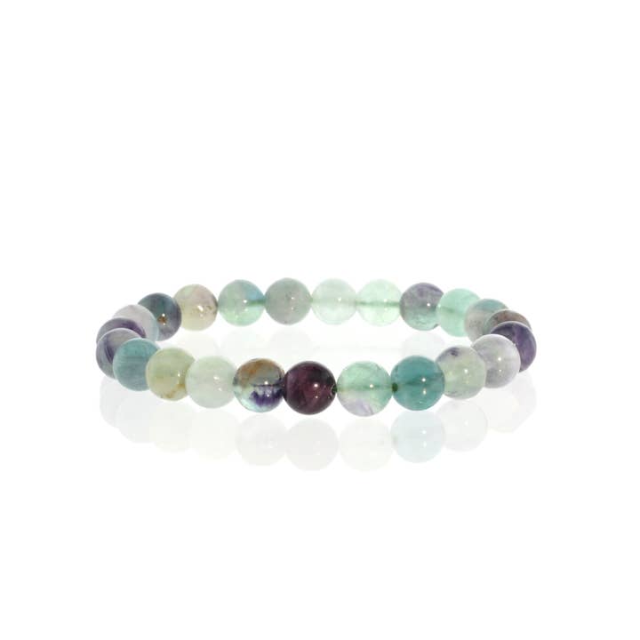 Fluorite Bead Bracelet for wholesale by Stonebridge Imports