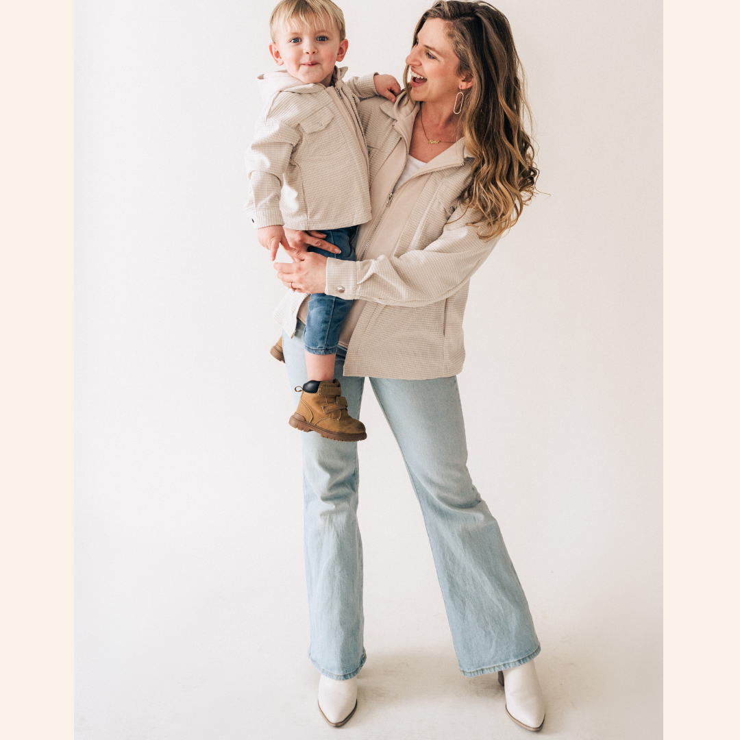 HAHA MAMA Clothing - Wholesale Jacket - Women's - Textured Khaki Jacket - Women6