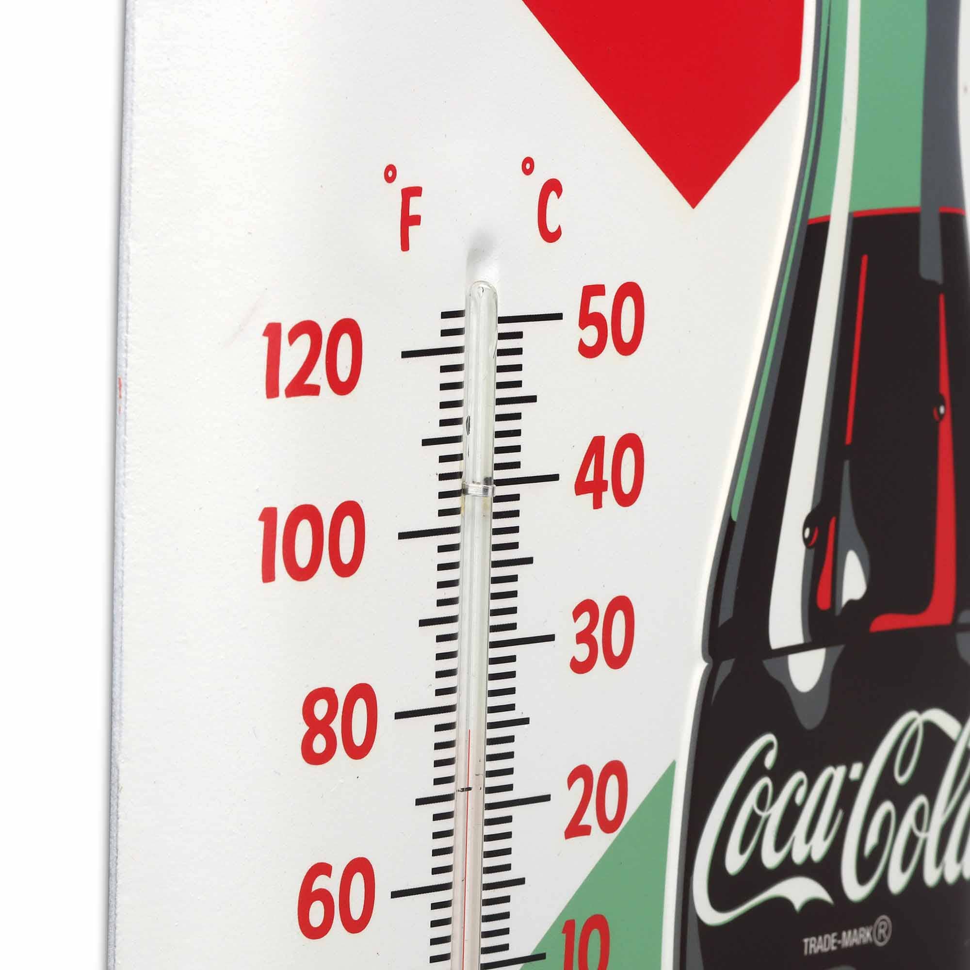Wholesale Coca-Cola Refreshing New Feeling Wall Thermometer for