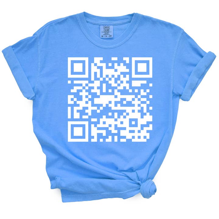 tcbco - Wholesale Screen Printed T-Shirt - Women's - Fuck You QR Code TShirt2