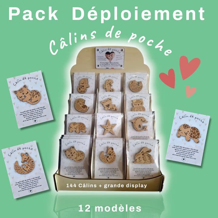Pack Déploiement Câlin De Poche 100% Français pour la vente par LILLADREY