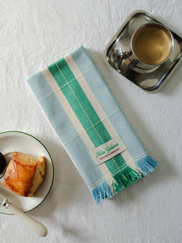 Gestreifte Servietten (2er-Set) für den Großhandel von Tarta Gelatina