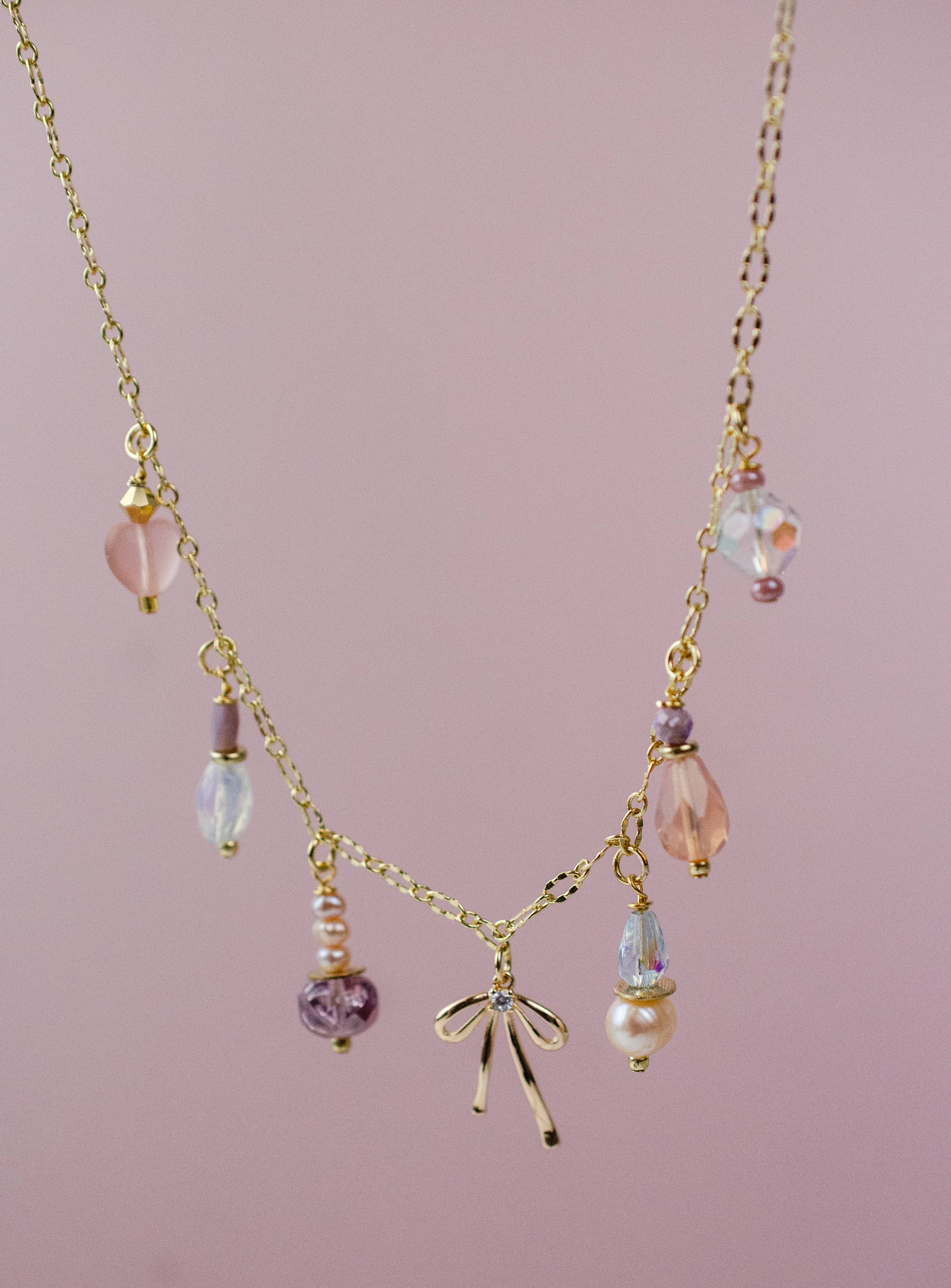 Jill Makes - Wholesale Pendant/Charm Necklace - Bow Charm Necklace5