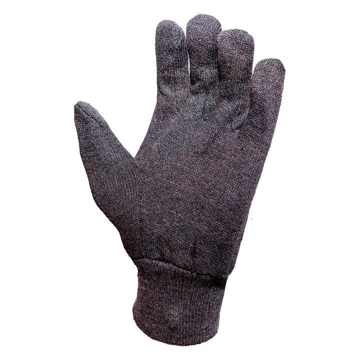 G & F Products - Wholesale Gloves - Unisex - Heavy Weight 9OZ. Brown Jersey Work Gloves, 12 pairs3