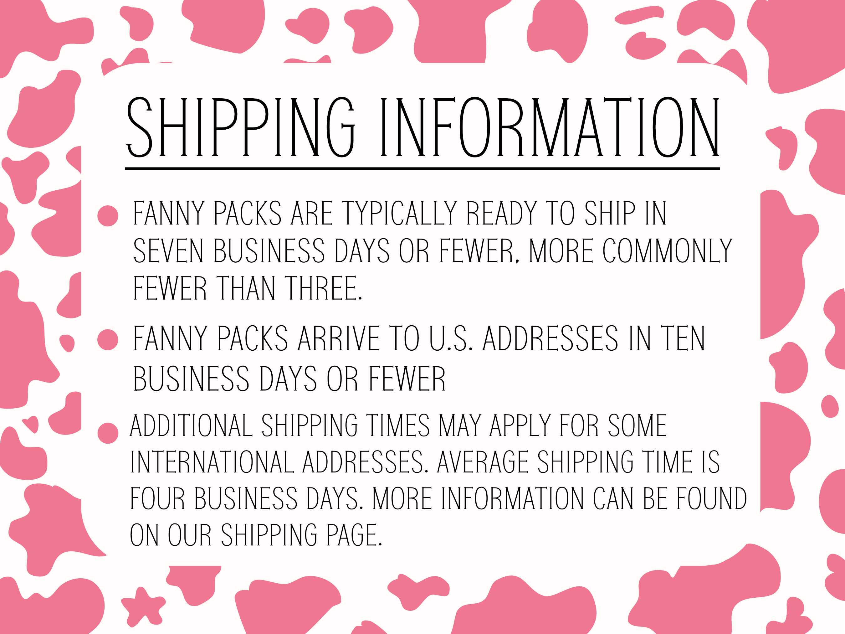 Tiny Cow Designs - Vendita all'ingrosso Marsupio - Donna - Marsupio «Moo Merch» - Stampa mucca rosa7