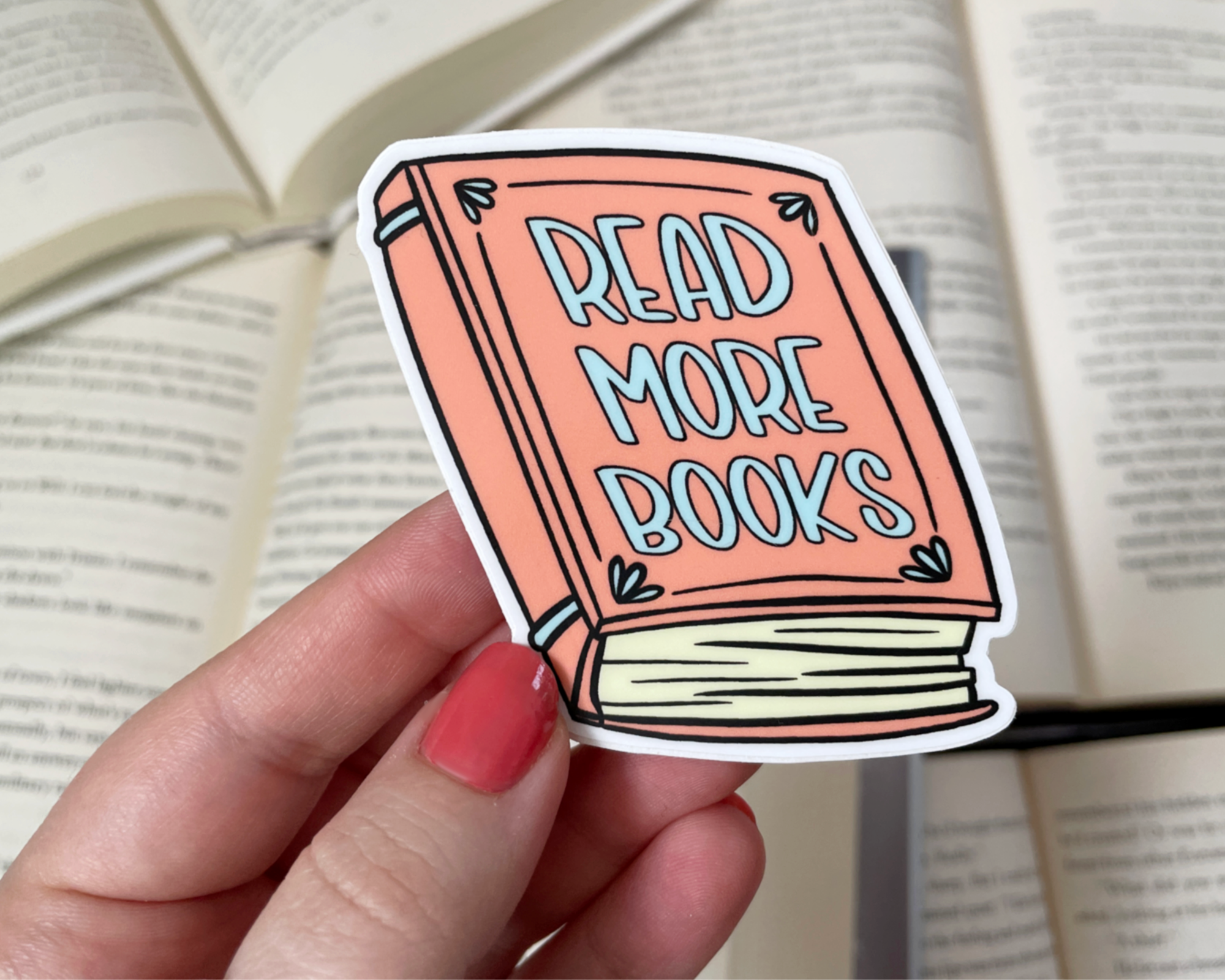 Book & Pens - Bookish Annotation Sticker – Dark Midnight Design Co