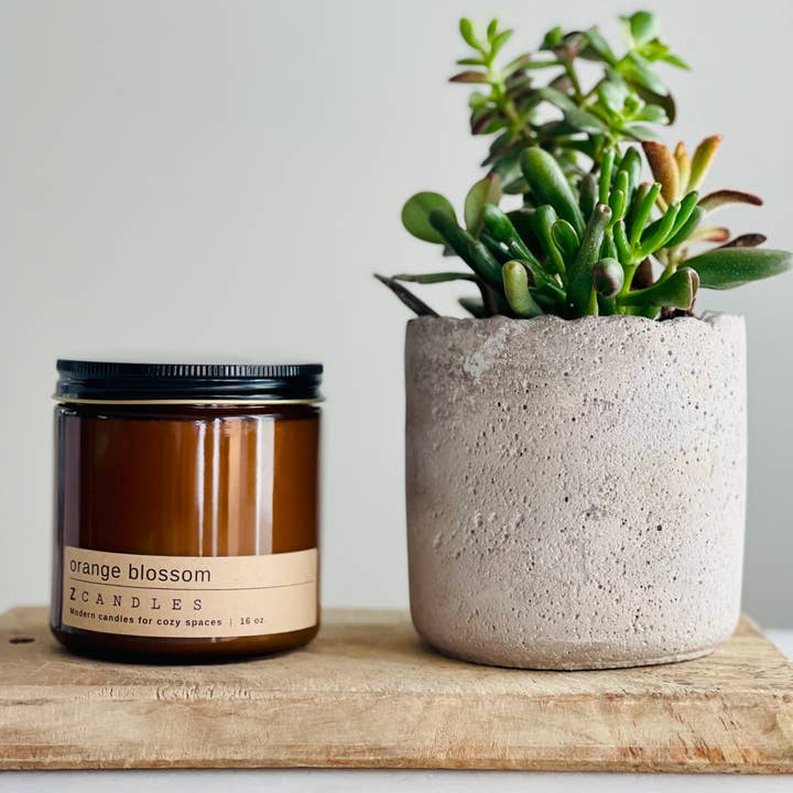 Z Candles - Wholesale Jar/Filled Candle - Orange Blossom1
