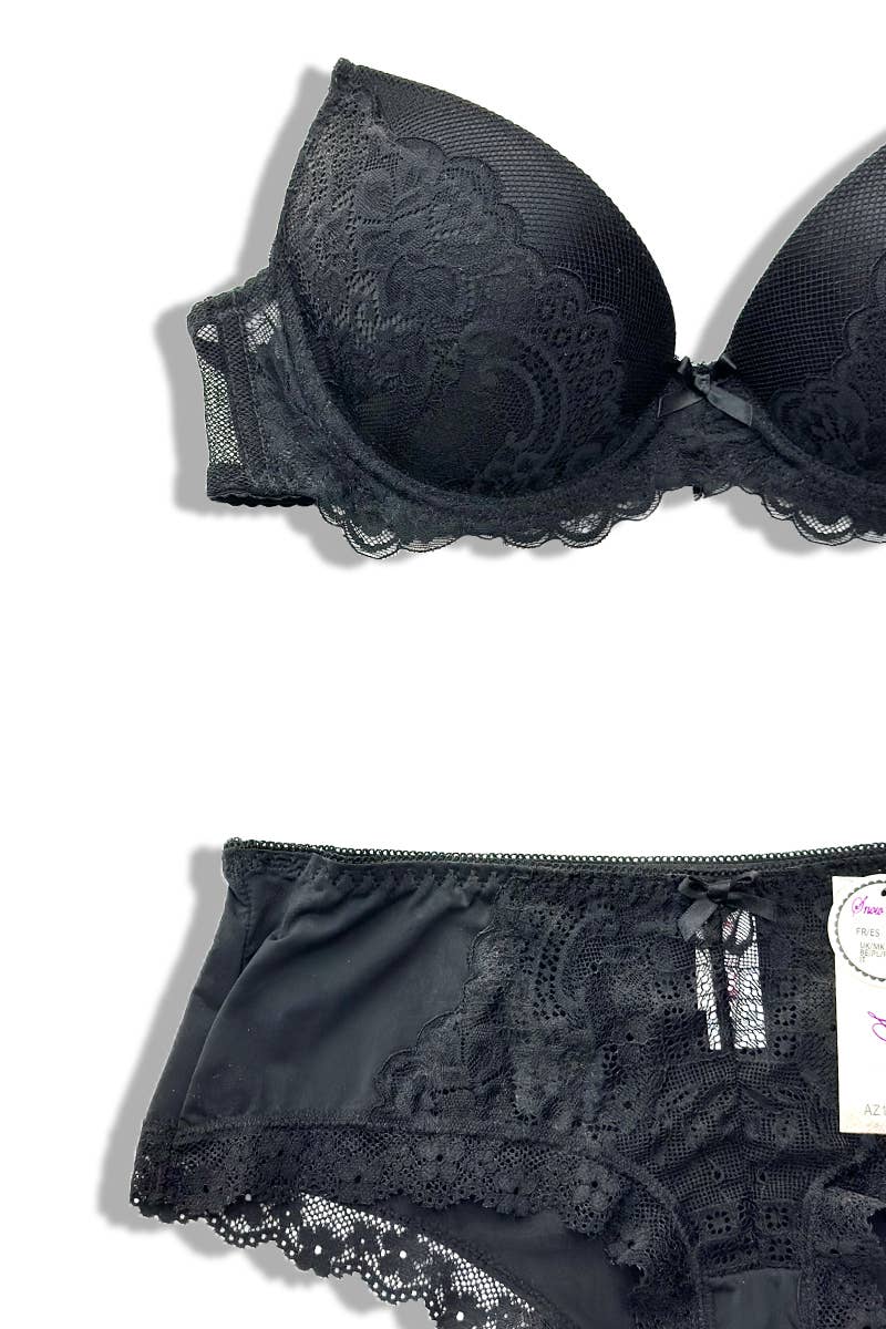 Belle Com'Elle - Vente Ensemble de lingerie – femme - Ensemble Soutien-gorge + Culotte Bonnet C / AZ1601916
