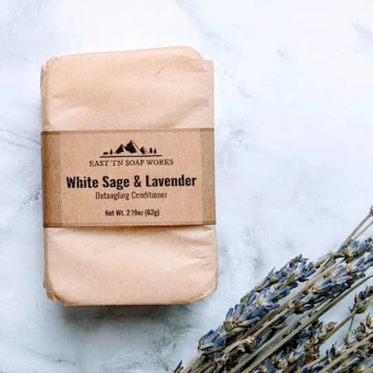 Barra Condicionadora White Sage & Lavanda por atacado de East Tennessee Soap Works
