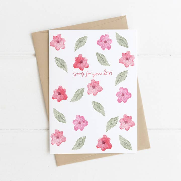 Sorry For Your Loss | Sympathy Card | Empathy | Canadian for wholesale by Made by a Potato