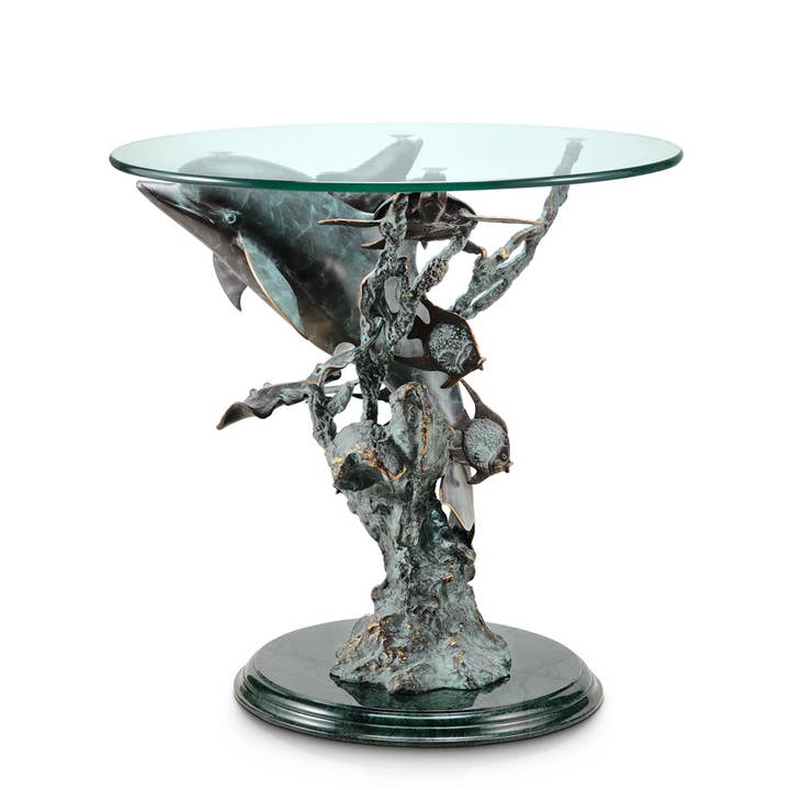 Dolphin Seaworld End Table for wholesale by SPI Home