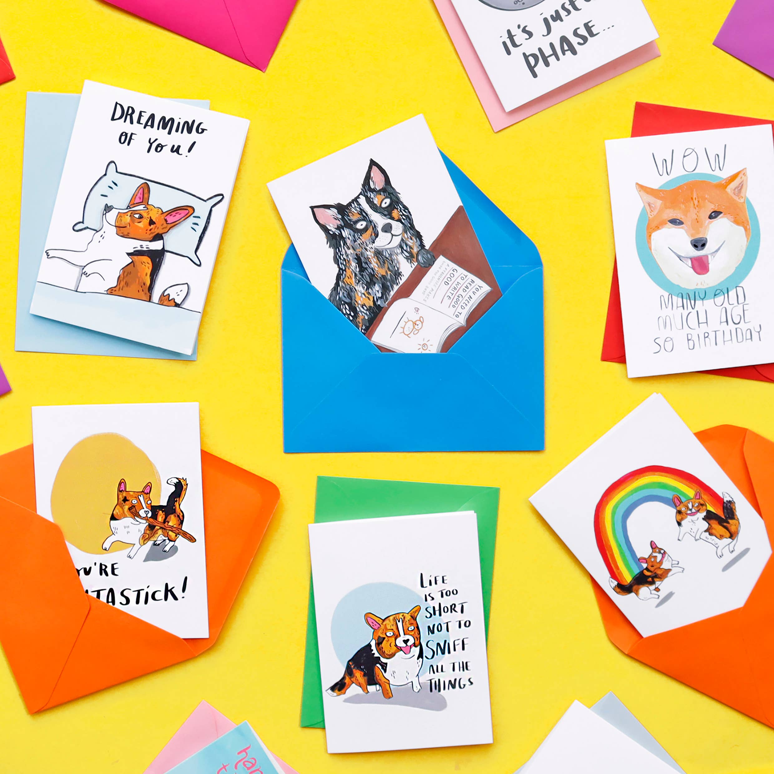 Fernandes Makes - Vente Carte de vœux classique - Carte de vœux Life Is Too Short To Not Sniff All The Things8