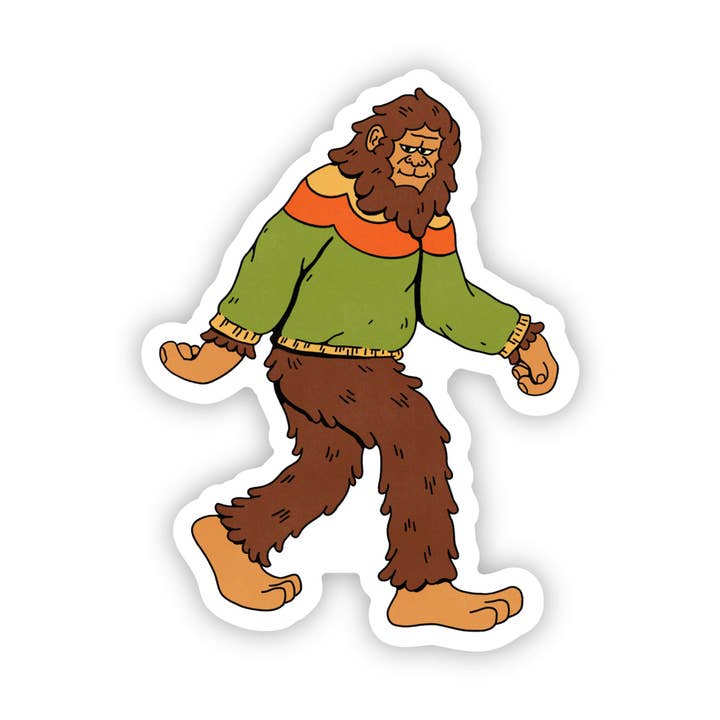 Big Moods - Wholesale Sticker - Bigfoot sweater sticker