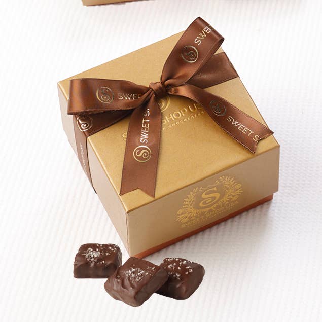 8oz Dark Chocolate SS Almond Toffee Signature Collection for wholesale by Sweet Shop USA
