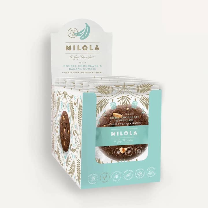 Double Chocolate, Hazelnut Cookie (Gluten-free, Vegan) for wholesale by MILOLA GLUTEN FREE
