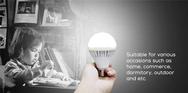 Alltronics (DBA Alltrolite) - Wholesale Light Bulb/Puck - AlltroLite® E27 12W LED Emergency Rechargeable Light Bulb4