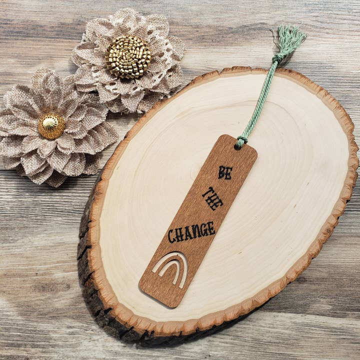 Gone Rogue Boutique - Wholesale Bookmark - Dark stain laser cut bookmarks