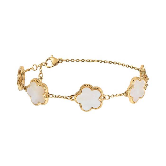 BIG LUCK white bracelet for wholesale by Labelle