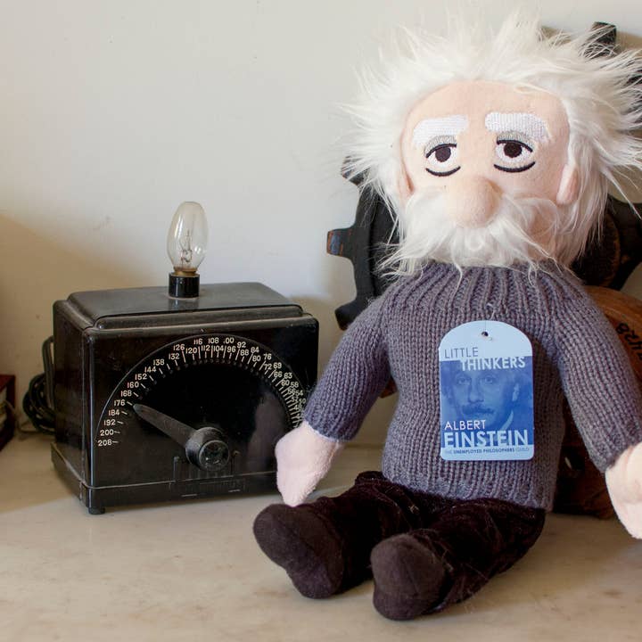 Unemployed Philosophers Guild - Venta al por mayor Peluche - Niños y bebés - Albert Einstein Pequeño Pensador