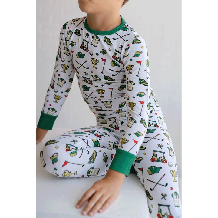 Tailgate Tikes - Wholesale Sleepwear Set - Kids - Golf Two-Piece Pajama Set9