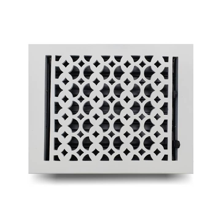 PRIMA DECORATIVE HARDWARE INC - Vente Article de chauffage, ventilation et climatisation - Registre de plancher en fonte 8 po x 10 po VR-100